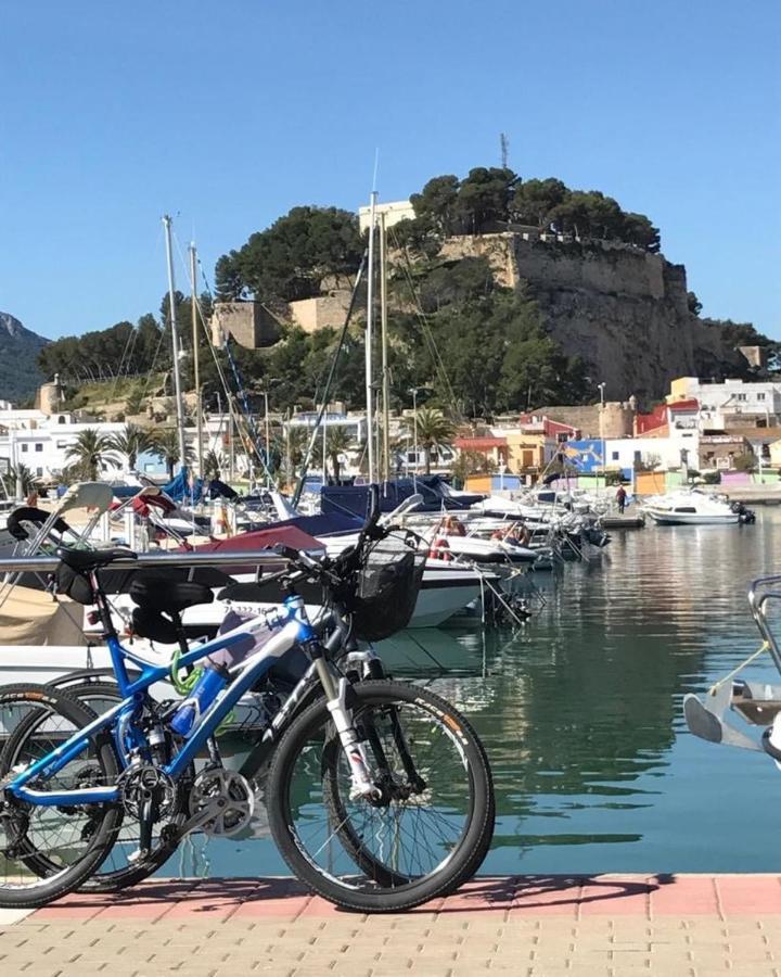Apto. Con Gran Terraza Y Acceso Directo A Piscina. Denia Bagian luar foto