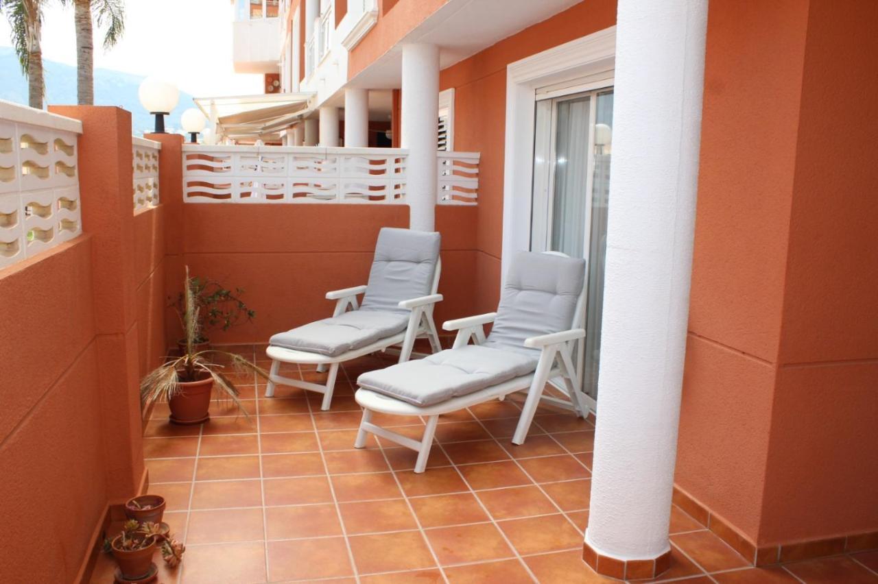 Apto. Con Gran Terraza Y Acceso Directo A Piscina. Denia Bagian luar foto